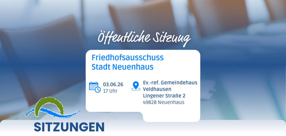 Meeting of the cemetery committee of the town of Neuenhaus
