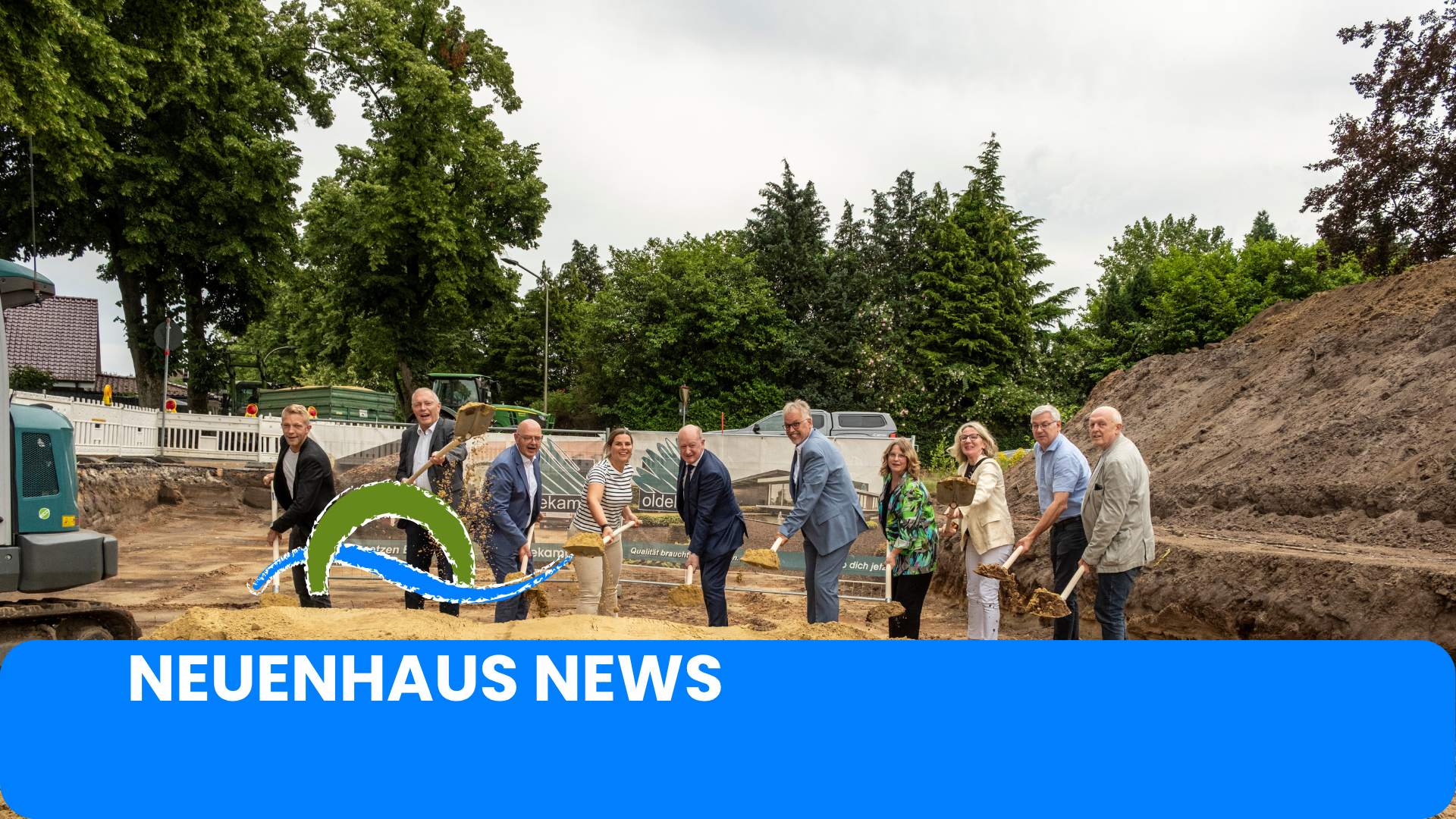 Ground-breaking ceremony for the Veldhausen railway station