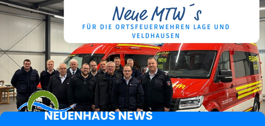 new crew transport vehicles for the fire brigade