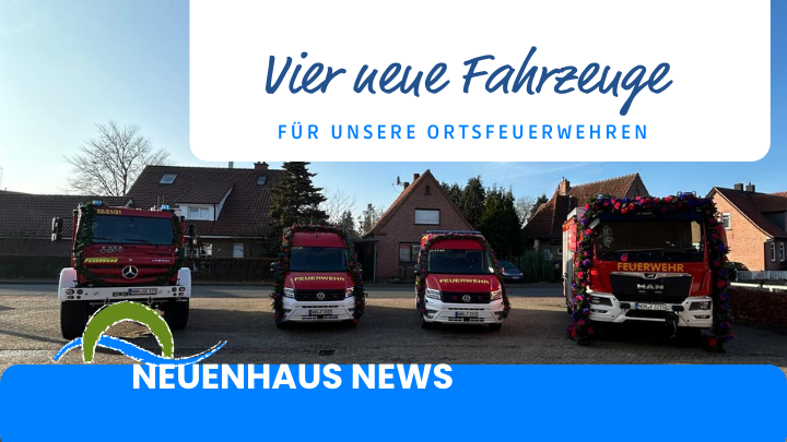 New vehicles for local fire brigades