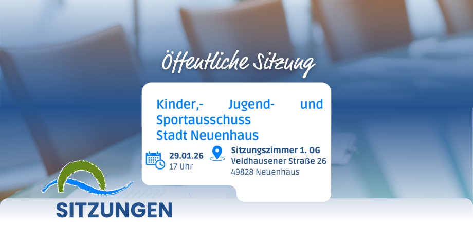 Meeting of the children, youth and sports committee of the town of Neuenhaus
