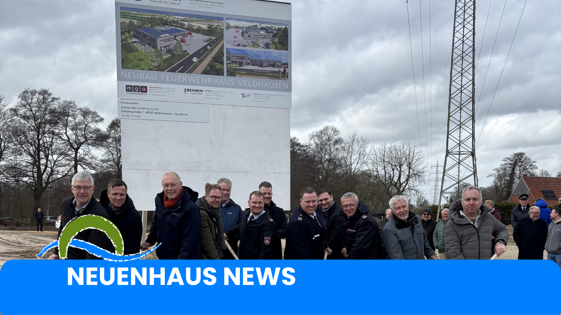 Ground-breaking ceremony for Veldhausen fire station Ground-breaking ceremony for Veldhausen fire station