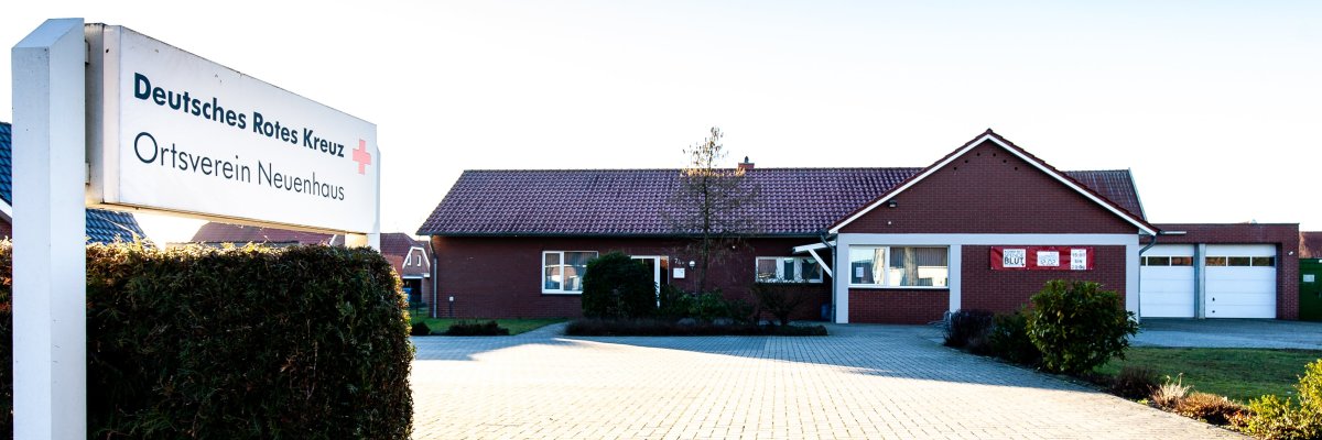 Gebouw van de DRK lokale organisatie Neuenhaus