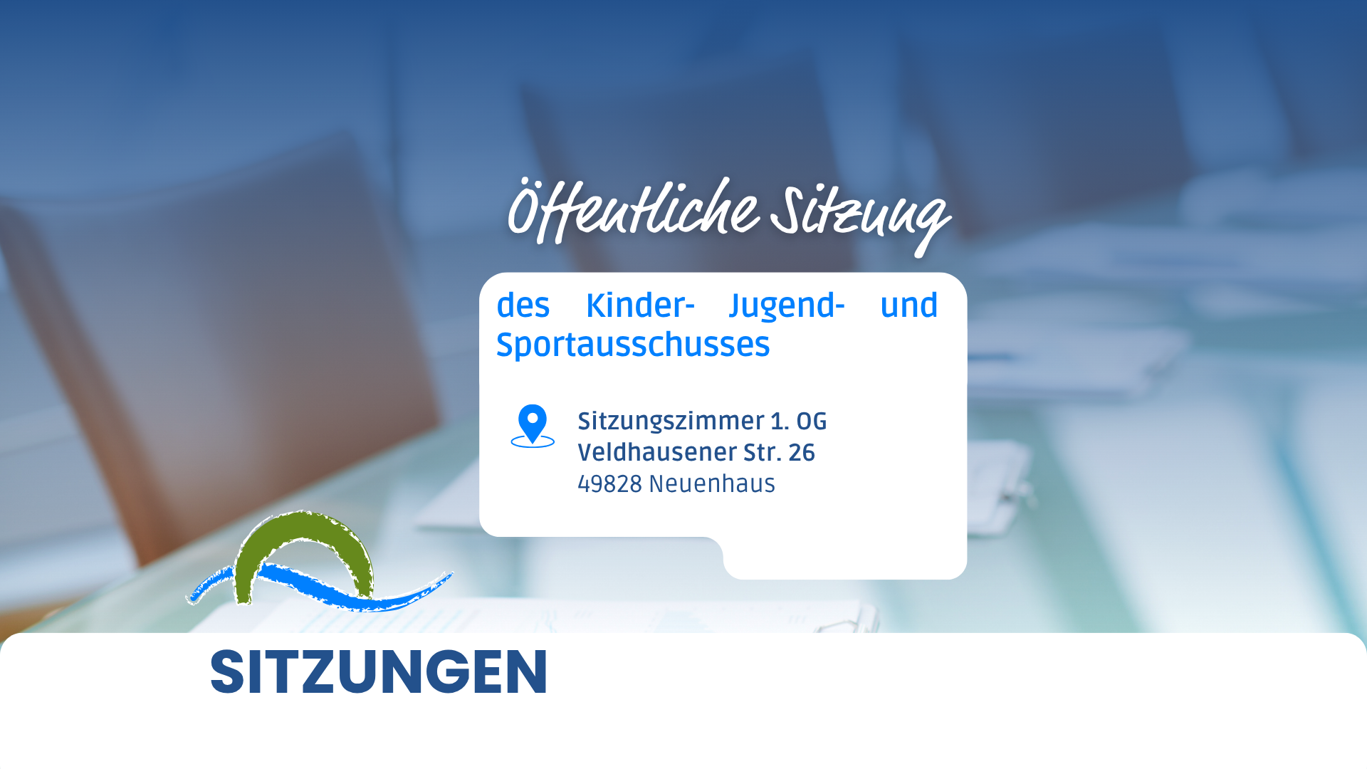 Bijeenkomst van de kinder-, jeugd- en sportcommissie van de stad Neuenhaus