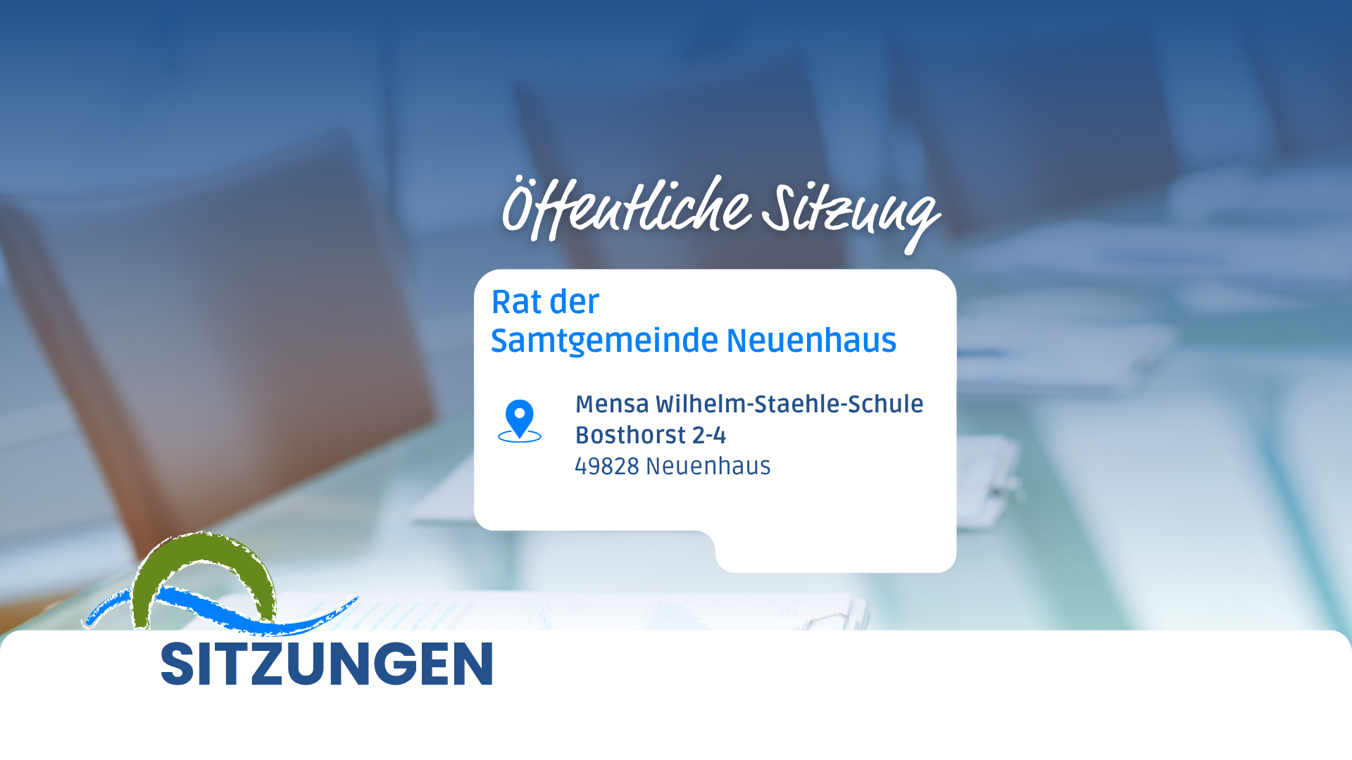 Bijeenkomst van de gemeenteraad van Neuenhaus