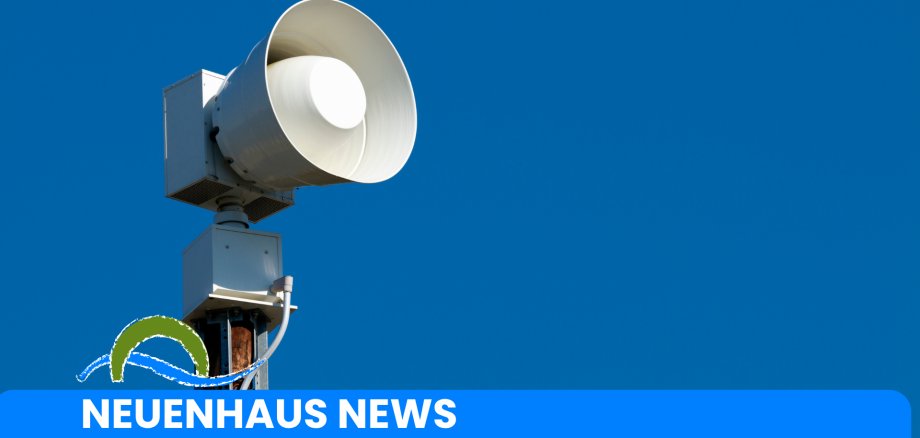 Omschakeling van de sirenes in Neuenhaus en Veldhausen