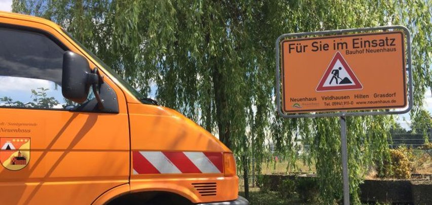 Neuenhaus bouwwerf - voor u aan het werk