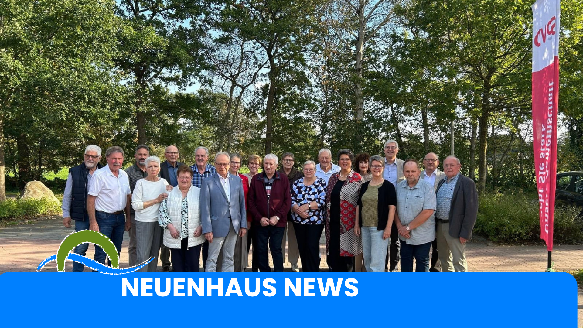 105 Jahre SoVD Neuenhaus Gruppenbild mit den Mitgliedern des SoVD Ortsvereins Neuenhaus