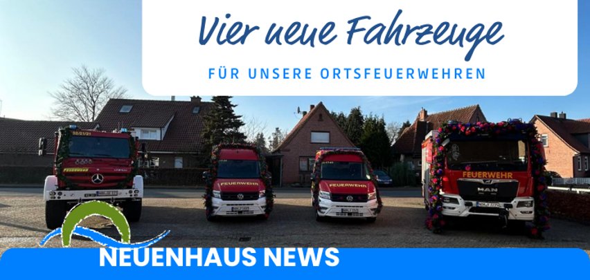 Neue Fahrzeuge Ortsfeuerwehren