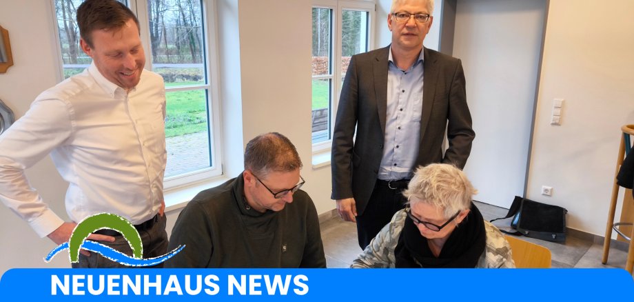 Beteiligte unterzeichnen Nutzungsüberlassung