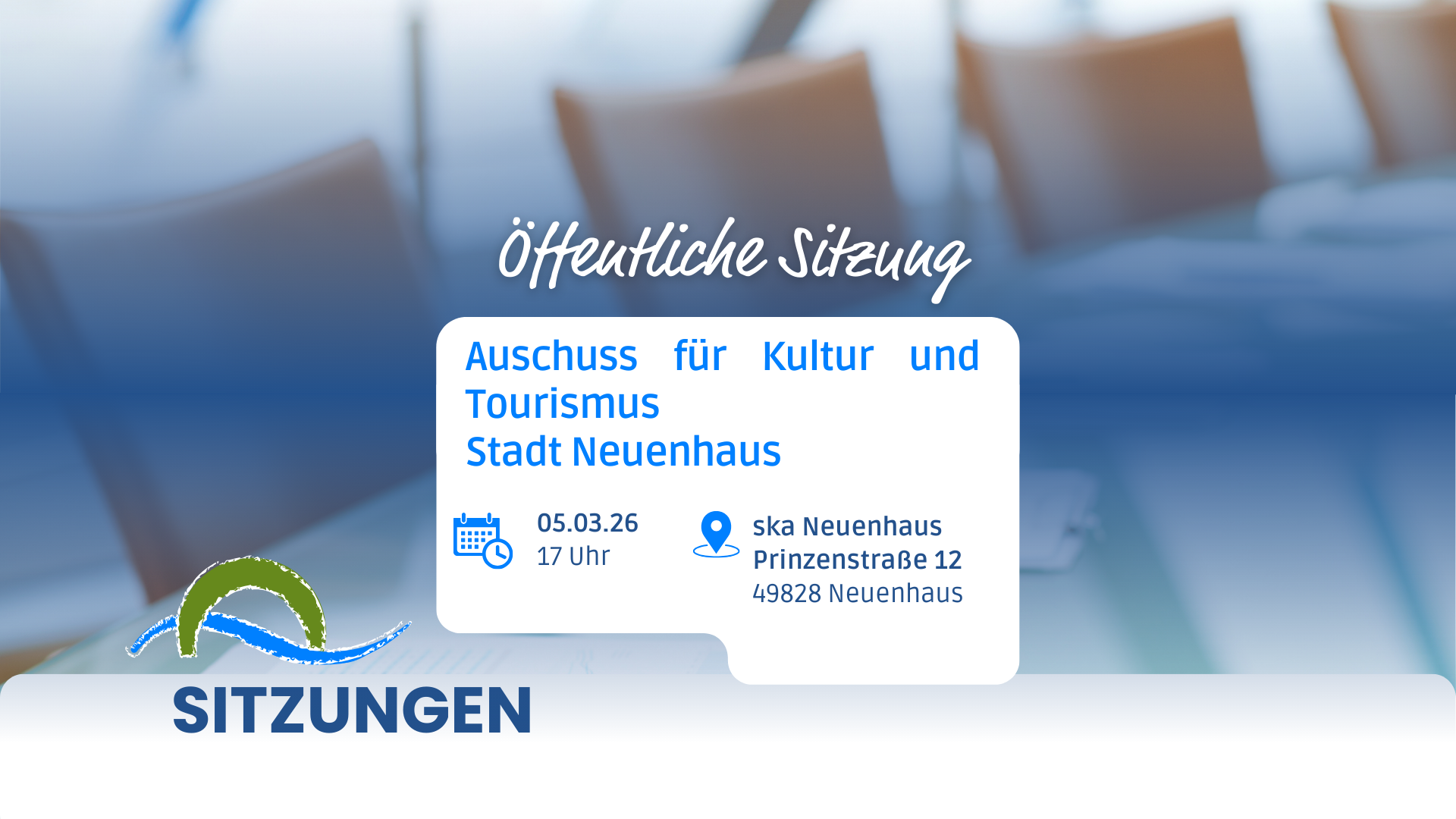 Sitzung Ausschuss für Kultur und Tourismus Stadt Neuenhaus Sitzung Ausschuss für Kultur und Tourismus Stadt Neuenhaus