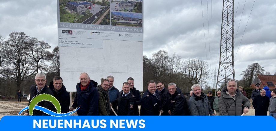 Spatenstich Feuerwehrhaus Veldhausen