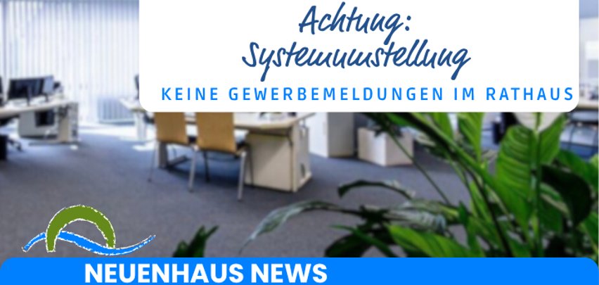 Systemumstellung Gewerbeprogramm