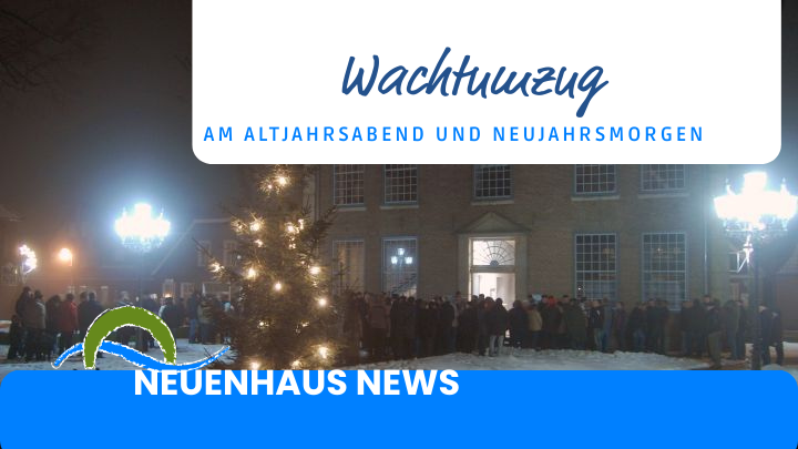 Wachtumzug hinter dem Alten Rathaus
