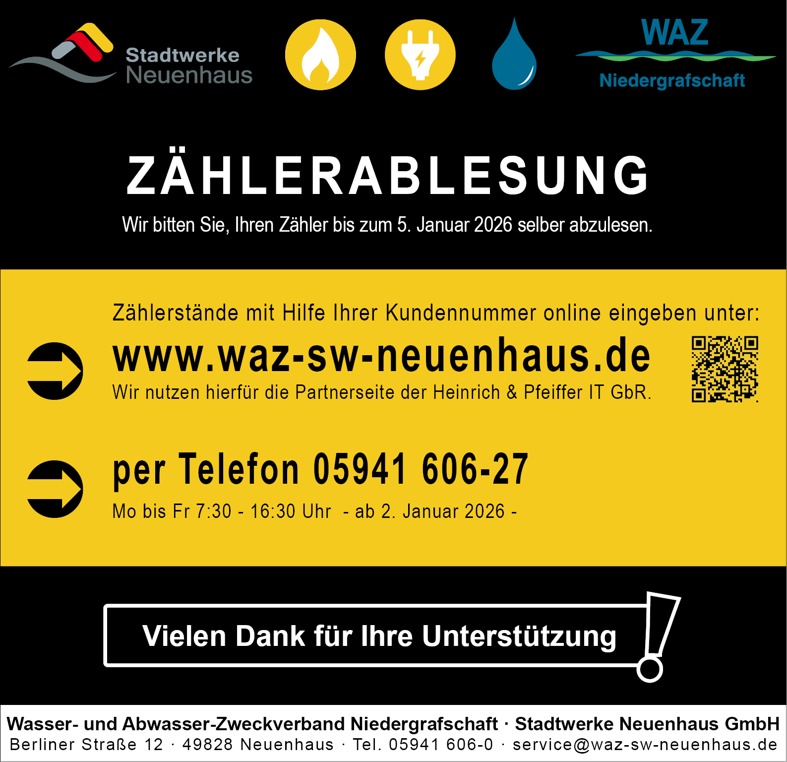 Zählerablesung 
